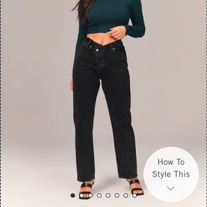 Abercrombie High Rise Dad Jeans